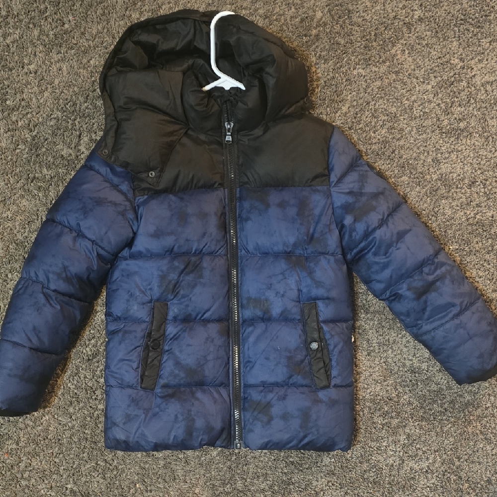 Michael Kors Kids Puffer Jacket in Blue and Black